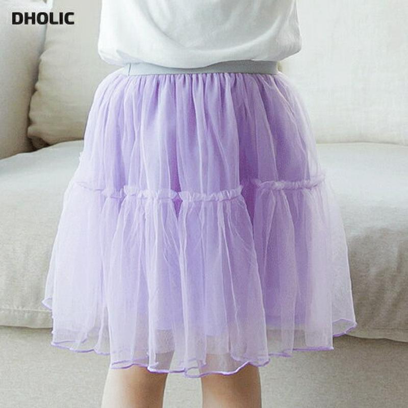 フリルチュールスカート(パープル)・p002338 キッズ【3~8才】【sk】【スカート ミディ丈 ミディスカート チュール チ
