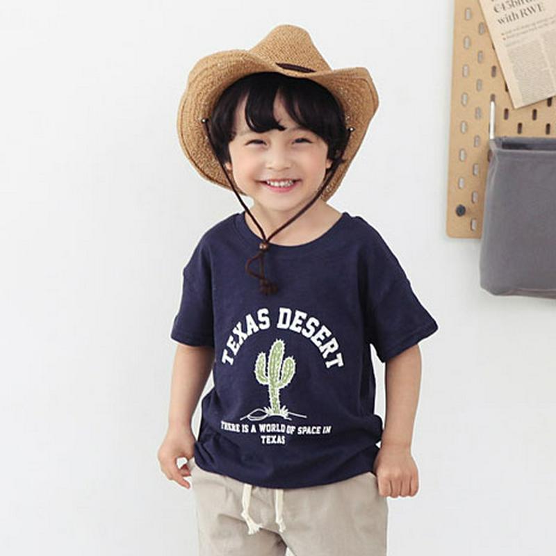 TEXAS半袖Tシャツ・p001626 キッズ【3~8才】【tops】【トップス Tシャツ 半袖 ハーフスリーブ ラフ カジュアル さぼてん サボテン 女の子 男の子 子供 こども 子供服 こども服】【KIDS】