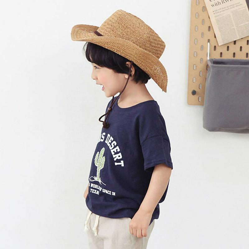 TEXAS半袖Tシャツ・p001626 キッズ【3~8才】【tops】【トップス Tシャツ 半袖 ハーフスリーブ ラフ カジュアル さぼてん サボテン 女の子 男の子 子供 こども 子供服 こども服】【KIDS】