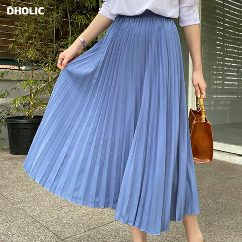 シフォンプリーツスカート・全3色・b62391 レディース【sk】【スカート ロング ロングスカート プリーツ プリーツスカート