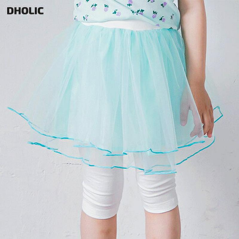 チュチュスカートレギンス(ミント)・p002312 キッズ【3~8才】【pt】【スカートレギンス レギンス スカート チュチュ 