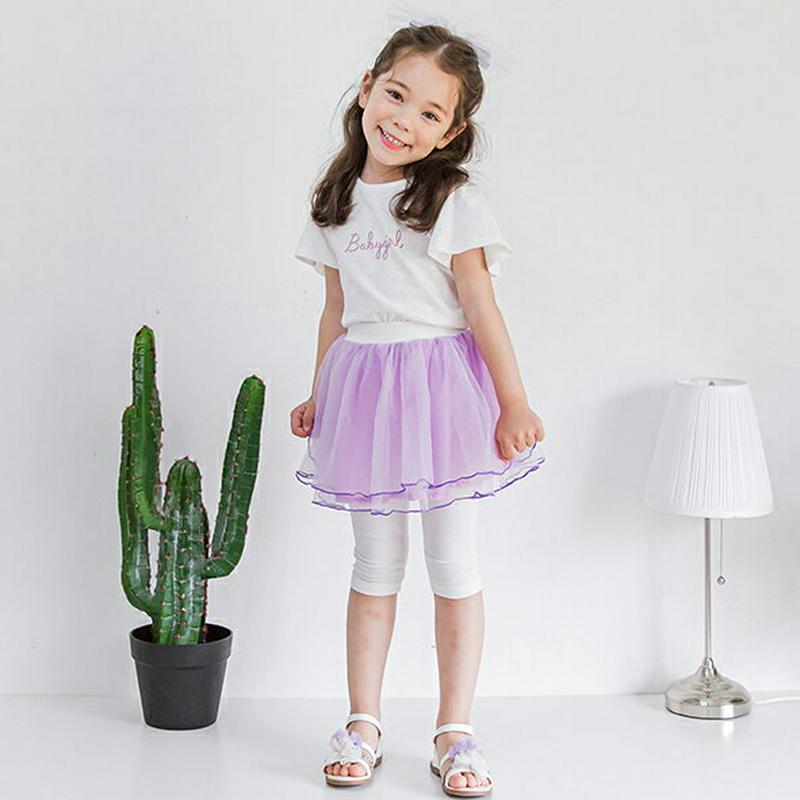 チュチュスカートレギンス(パープル)・p002311 キッズ【3~8才】【pt】【スカートレギンス レギンス スカート チュチュ