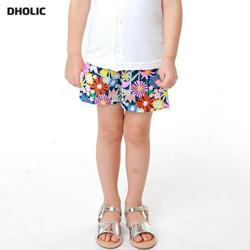 花柄ショートパンツ・p002270 キッズ【3~8才】【pt】【パンツ ズボン ボトムス 花柄 フラワー ショートパンツ 短パン ポップ カラフル 女の子 子供 こども 子供服 こども服】【KIDS】