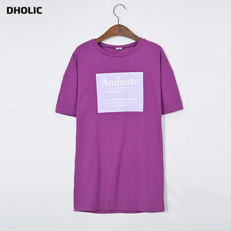 英字スクエアプリントTシャツ(パープル)・p001597 キッズ【9~17才】【tops】【トップス Tシャツ 半袖 ハーフスリ
