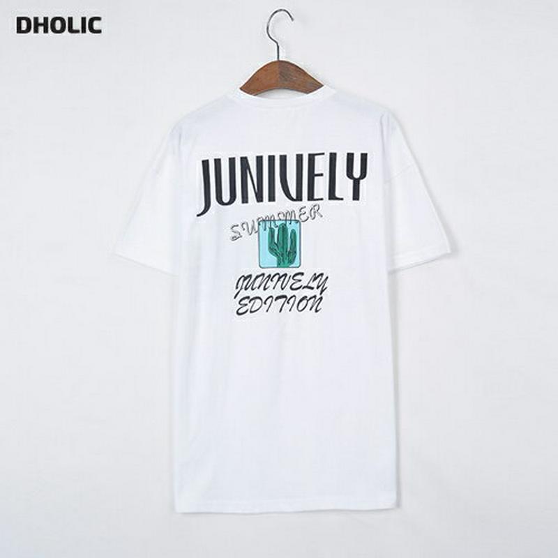 CactusロゴTシャツ(アイボリー) p001600 キッズ 【9~17才】【tops】【韓国 ファッション トップス Tシャ