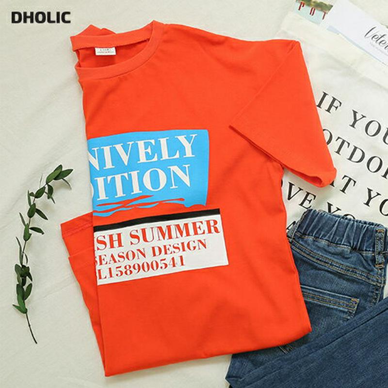 JUNIVELYロゴTシャツ(ディープレッド) p001611 キッズ 【9~17才】【tops】【韓国 ファッション トップス