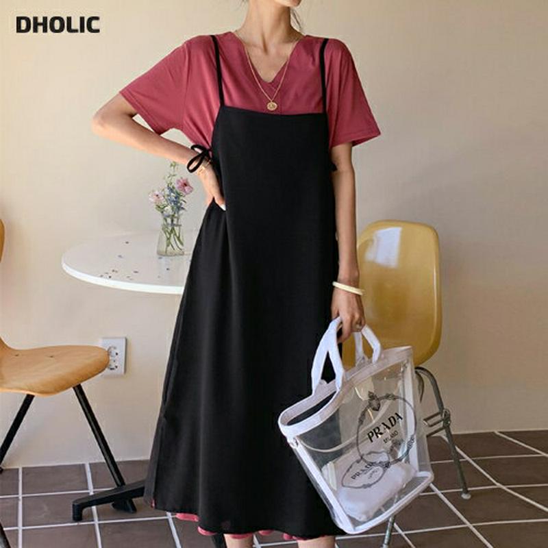 サイドリボンキャミワンピース・全4色・t56132 レディース【ops】【ワンピース ロング ロングワンピース キャミソールワン