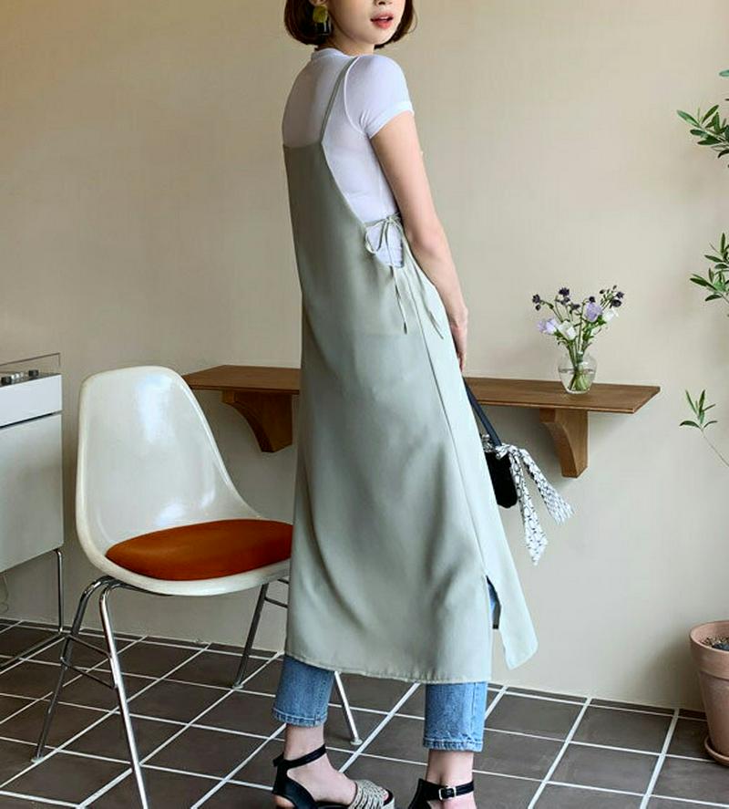 サイドリボンキャミワンピース・全4色・t56132 レディース【ops】【ワンピース ロング ロングワンピース キャミソールワン