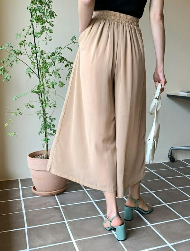 バックゴムタックパンツ・全3色・b56115 レディース【pt】【パンツ ロングパンツ ワイドパンツ ワイド ロング ズボン ボ