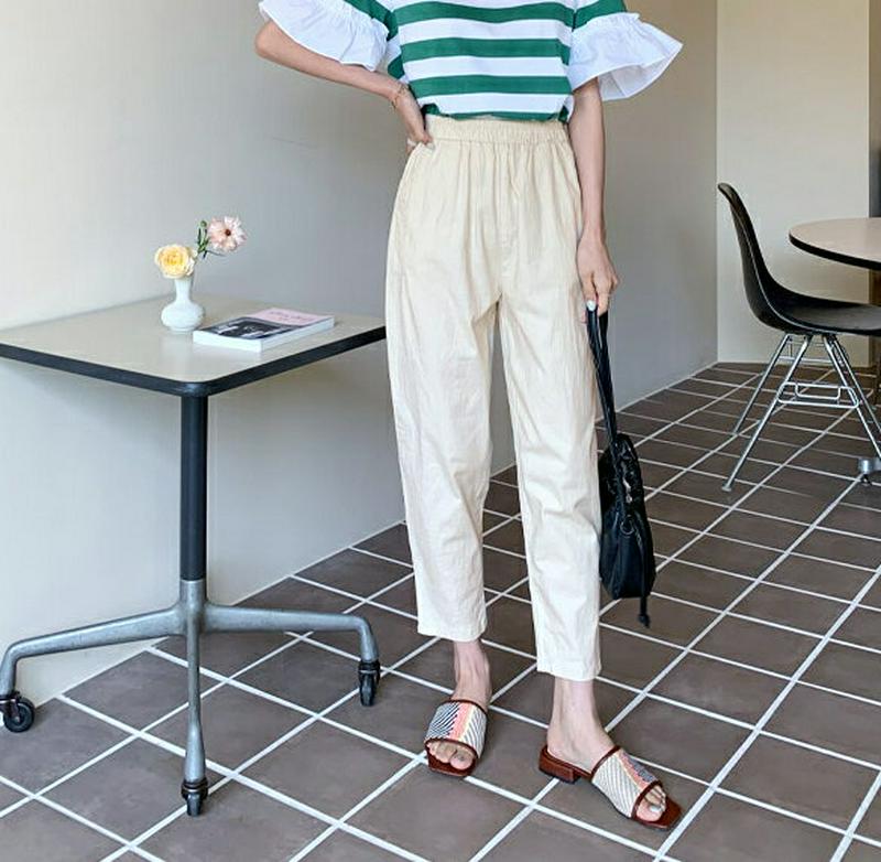 ポケットテーパードパンツ・全3色・b56118 レディース【pt】【パンツ ロングパンツ テーパード テーパードパンツ ズボン 