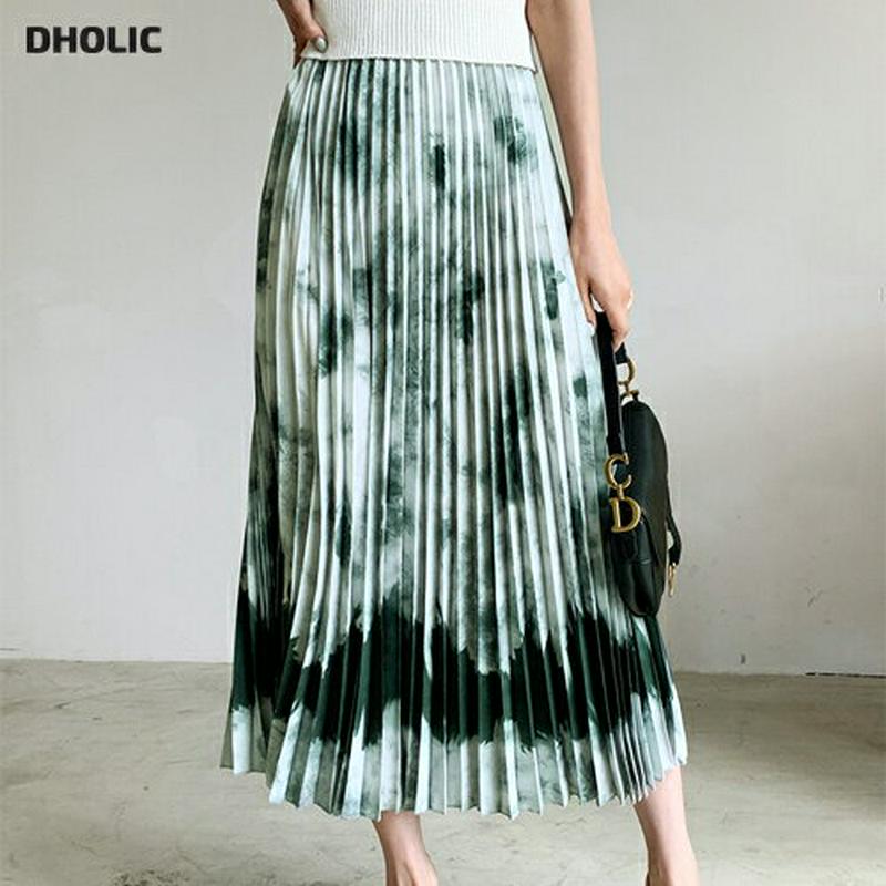 タイダイパターンプリーツスカート・全3色・b56134 レディース【sk】【スカート ロング ロングスカート プリーツ プリーツ