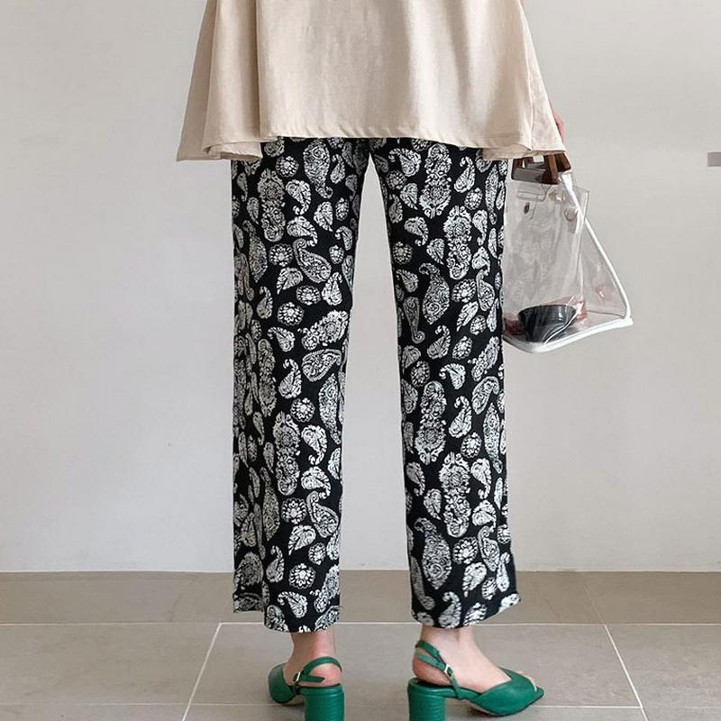 ペイズリーワイドパンツ・全2色・t62321 レディース【pt】【パンツ ズボン ボトムス ロングパンツ ワイドパンツ ワイド 