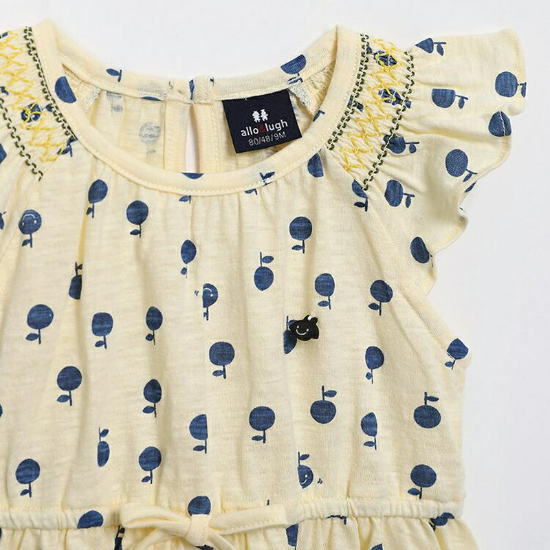 フレアショートスリーブリボンワンピース・p002217 キッズ【3~8才】【ops】【ワンピース ミニワンピース ショート丈 ス