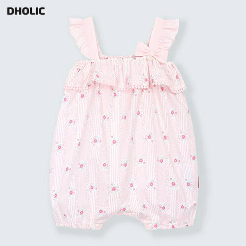 フリルスリーブ花柄ロンパース・p002212 キッズ【3~8才】【pt】【ロンパース パンツ ズボン フレア リボン りぼん 花