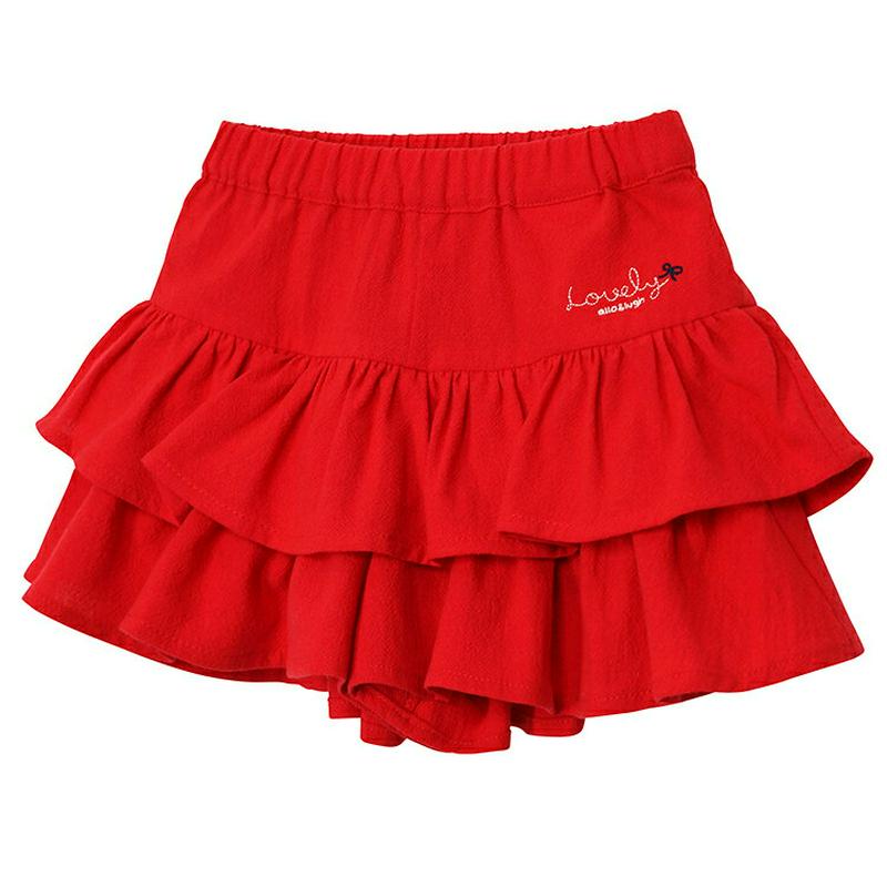 ティアードショートパンツ・p002184 キッズ【3~8才】【pt】【ショートパンツ パンツ ズボン 短パン ティアード フリル