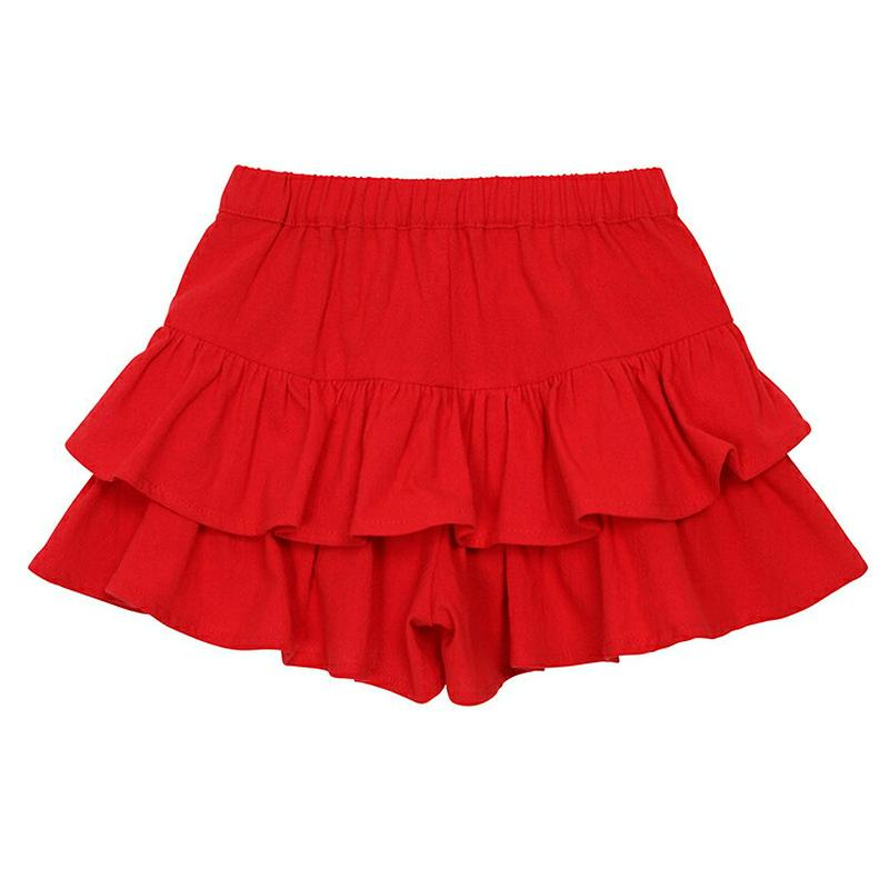 ティアードショートパンツ・p002184 キッズ【3~8才】【pt】【ショートパンツ パンツ ズボン 短パン ティアード フリル
