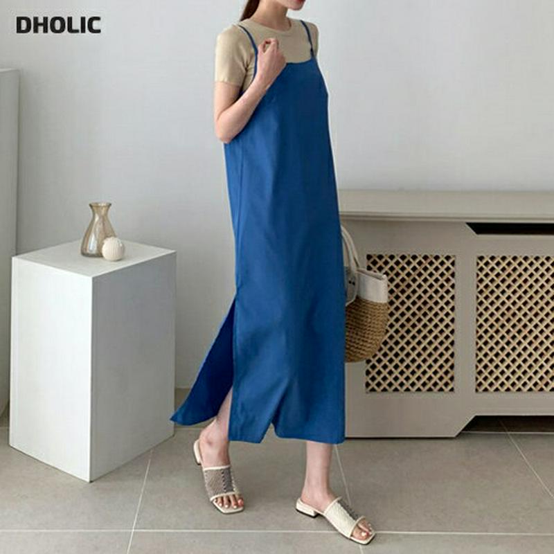 2WAYキャミワンピース・全4色・t62312 レディース 【ops】【ワンピース ロング ロングワンピース キャミソール キャ