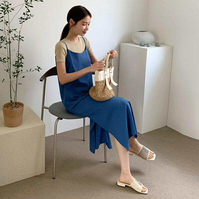 2WAYキャミワンピース・全4色・t62312 レディース 【ops】【ワンピース ロング ロングワンピース キャミソール キャ