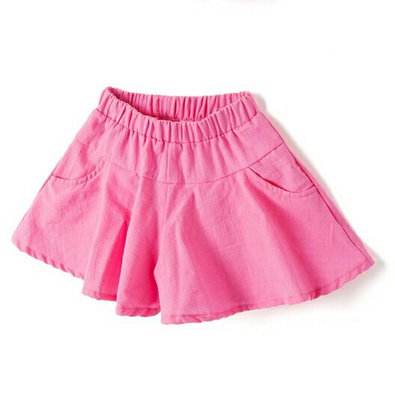 フレアショートパンツ p002258 キッズ 【3~8才】【pt】【韓国 ファッション ボトムス パンツ ショート ハーフ 短パン 半ズボン 無地 ウエストゴム 部屋着 ワンマイルウェア 子供 学生服 ジュニア服 ジュニア 春 夏】【KIDS】