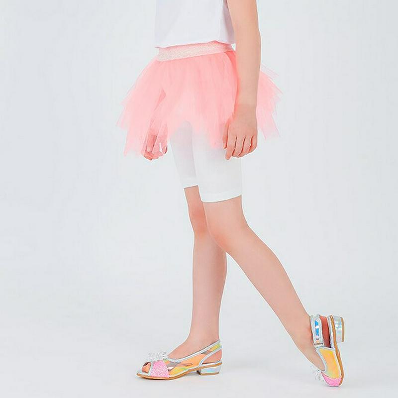 ティアードチュールスカートレギンス p002160 キッズ 【3~8才】【pt】【韓国 ファッション ボトムス レギンス スカート チュール ティアード 無地 女の子 子供 学生服 ジュニア服 ジュニア 春 夏】【KIDS】