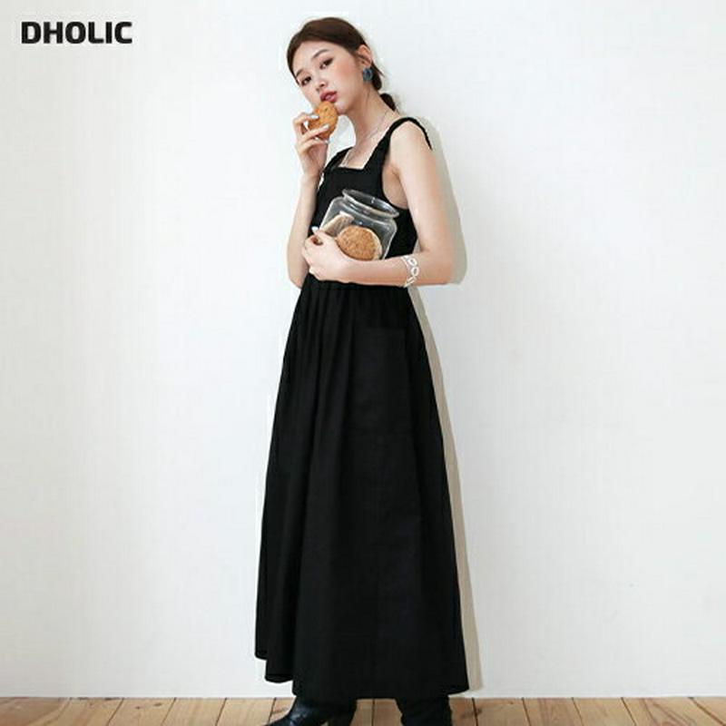 ポケットロングワンピース・全2色・t55645 レディース【ops】【ワンピース ロング ロングワンピース スリーブレス ノース