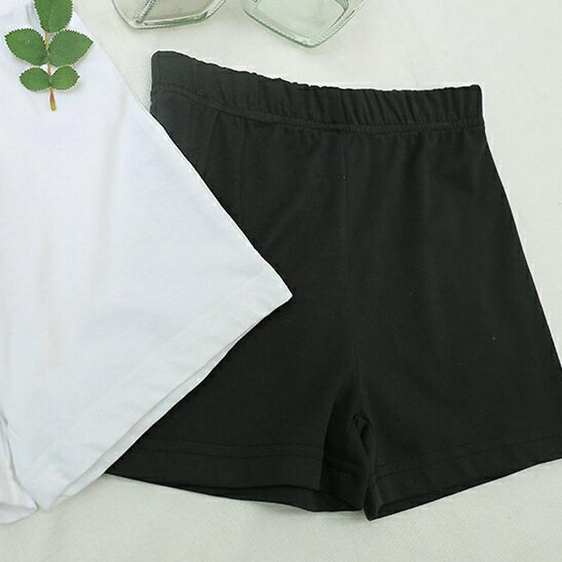 ショートレギンス(ブラック)・p002049 キッズ【9~17才】【pt】【レギンス ショートレギンス ショート丈 パンツ ズボ