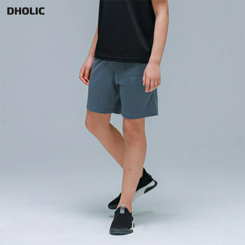 RP01シンプル4分丈パンツ(チャコール)・p001802 キッズ【9~17才】【pt】【パンツ ショートパンツ 短パン ズボン
