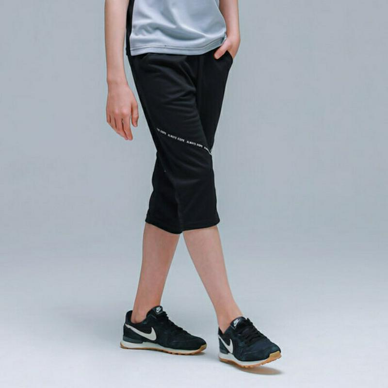 NP06クロップドパンツ(ブラック)・p001808 キッズ【9~17才】【pt】【パンツ ズボン ボトムス クロップド クロッ