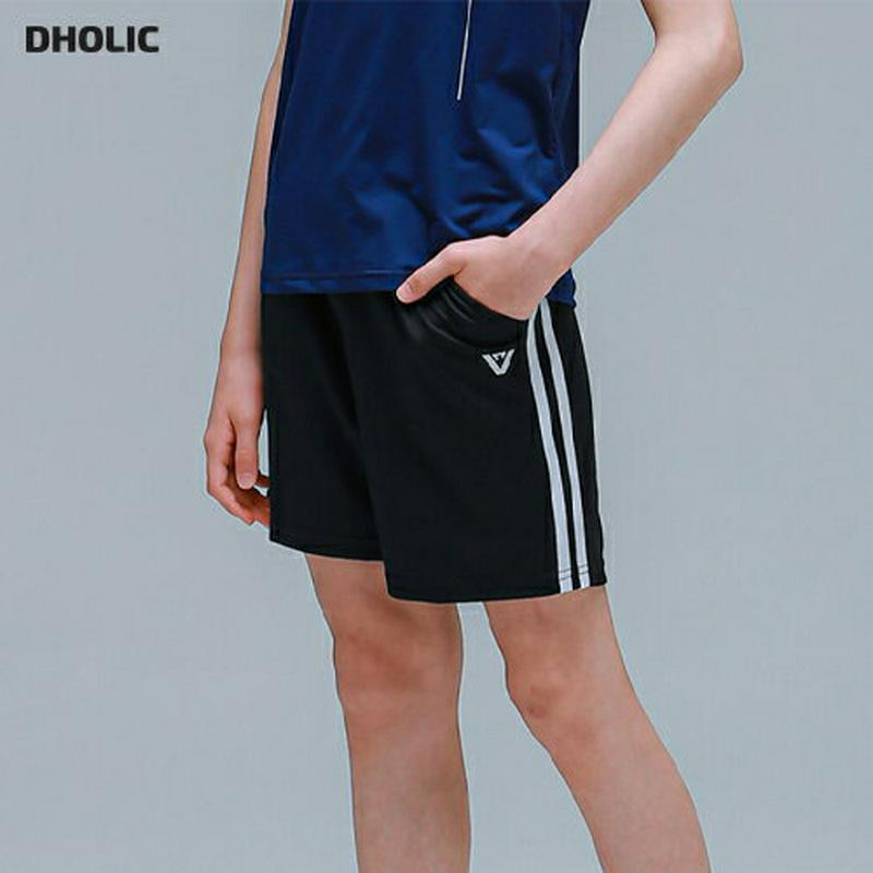 ダブルライン4分丈パンツ・p001904 キッズ【9~17才】【pt】【パンツ ショートパンツ 短パン サイドライン ラインパン