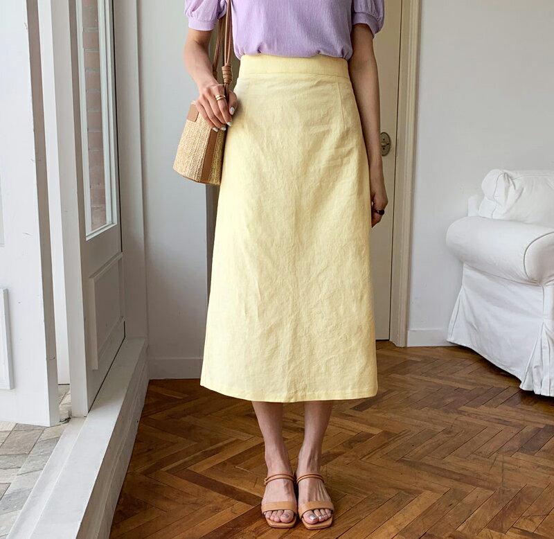 パステルHラインスカート・全3色・t55615 レディース【sk】【スカート ロング ロングスカート Hライン パステル 単色 