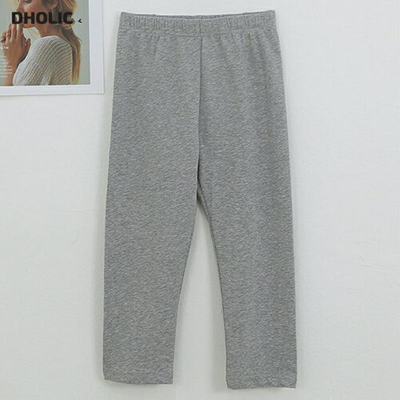 NL03シンプルレギンス(ミックスグレー)・p002041 キッズ【9~17才】【pt】【パンツ ズボン ボトムス レギンス 単