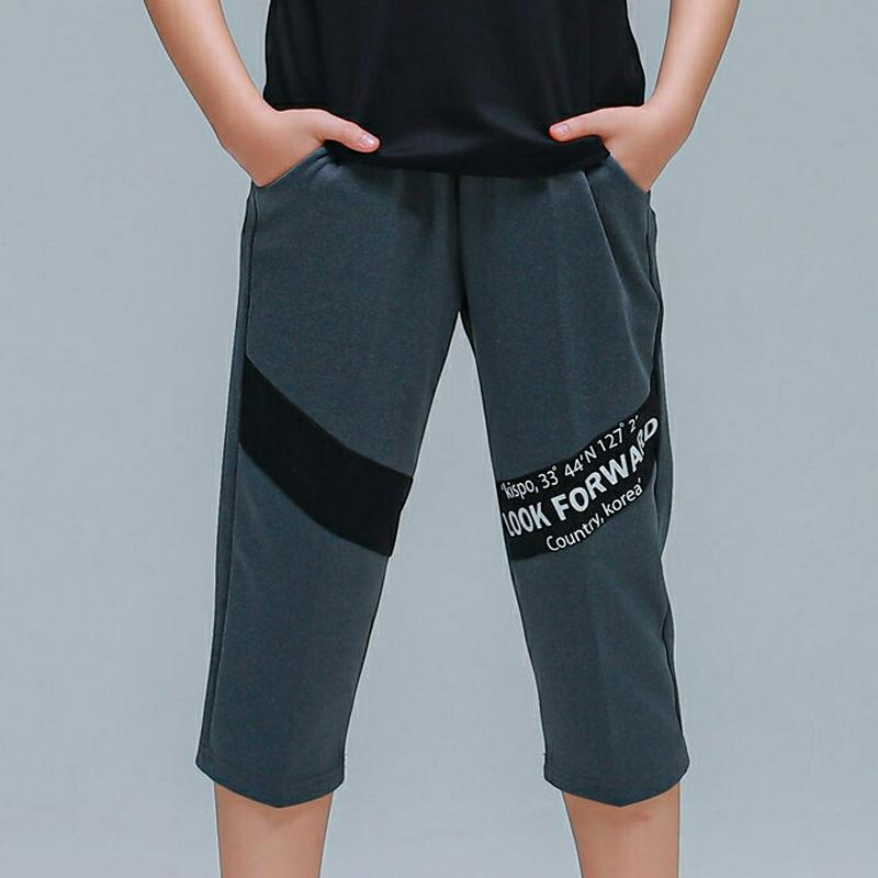 NP05クロップドパンツ(ブラック)・p001699 キッズ【9~17才】【pt】【パンツ ズボン ボトムス 半端丈 カジュアル