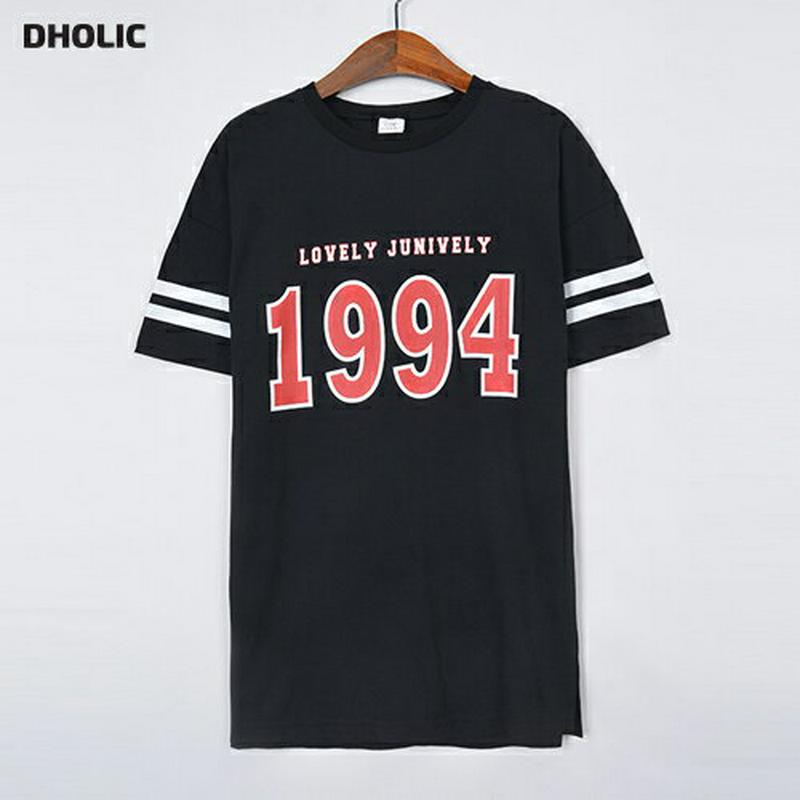 1994ロゴ半袖Tシャツ(ブラック) p001608 キッズ 【9~17才】【tops】【韓国 ファッション トップス Tシャツ