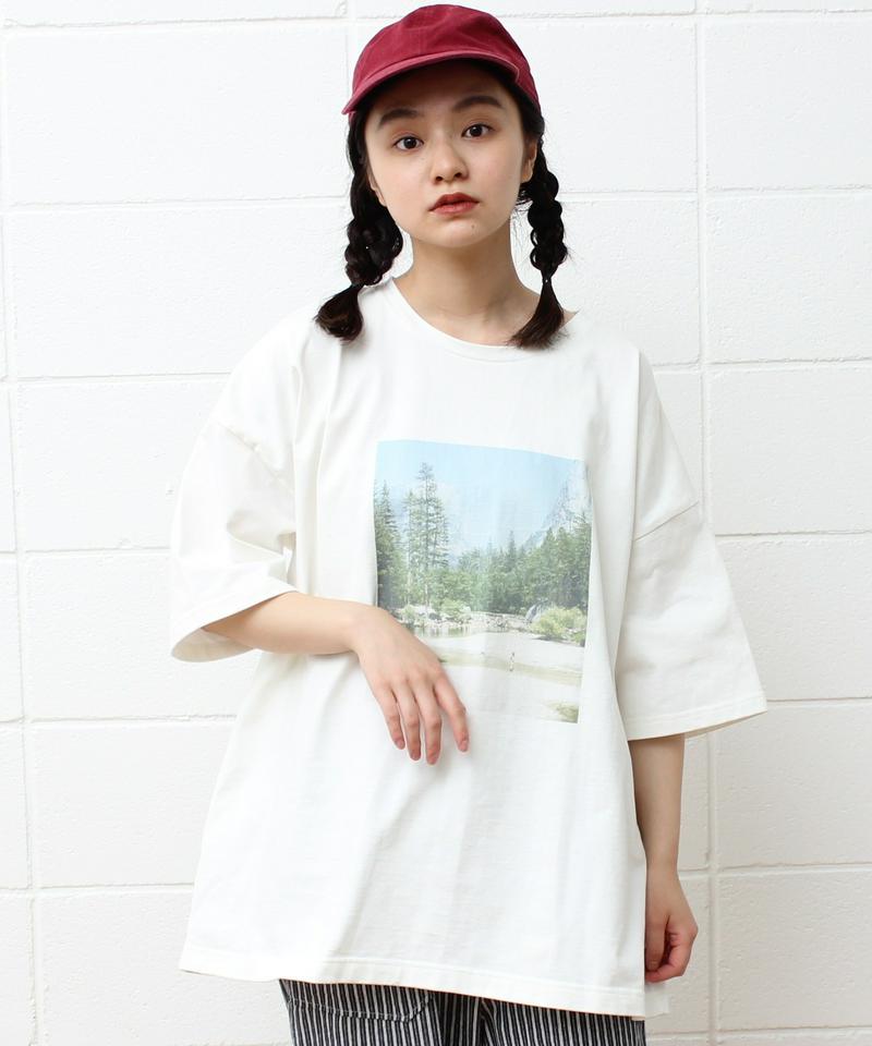 mat フォトプリントビッグTシャツ*yosemite（mat quotidien）