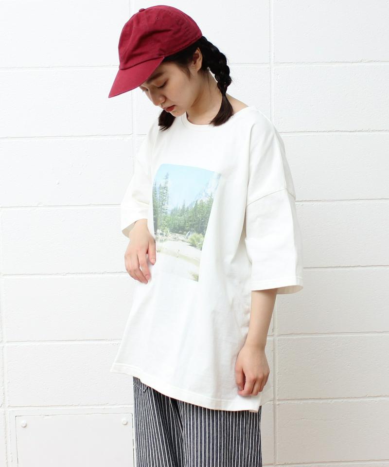 mat フォトプリントビッグTシャツ*yosemite（mat quotidien）