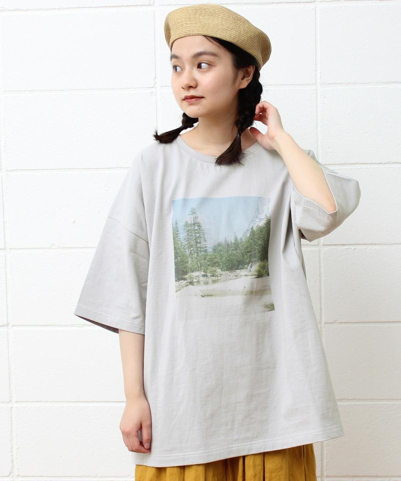 mat フォトプリントビッグTシャツ*yosemite（mat quotidien）