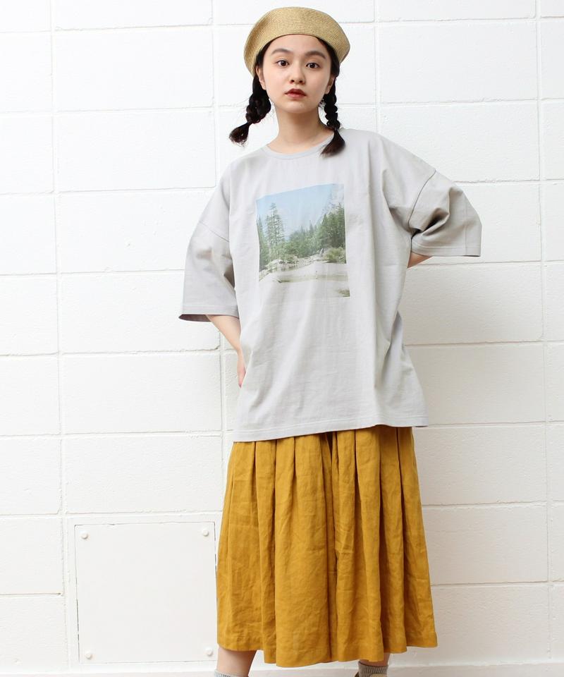 mat フォトプリントビッグTシャツ*yosemite（mat quotidien）