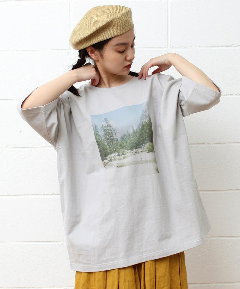 mat フォトプリントビッグTシャツ*yosemite（mat quotidien）