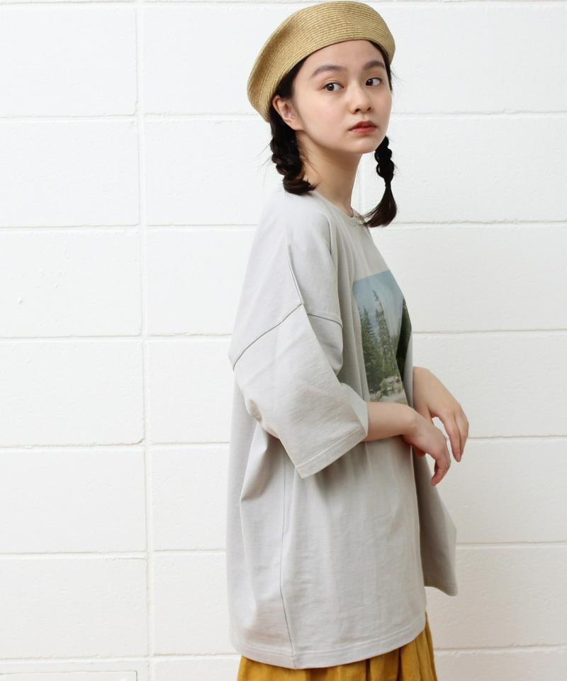 mat フォトプリントビッグTシャツ*yosemite（mat quotidien）