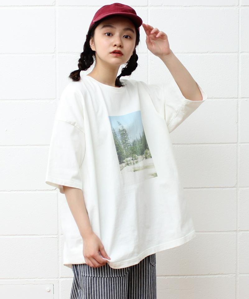 mat フォトプリントビッグTシャツ*yosemite（mat quotidien）