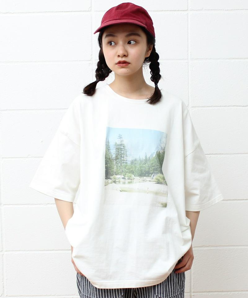 mat フォトプリントビッグTシャツ*yosemite（mat quotidien）