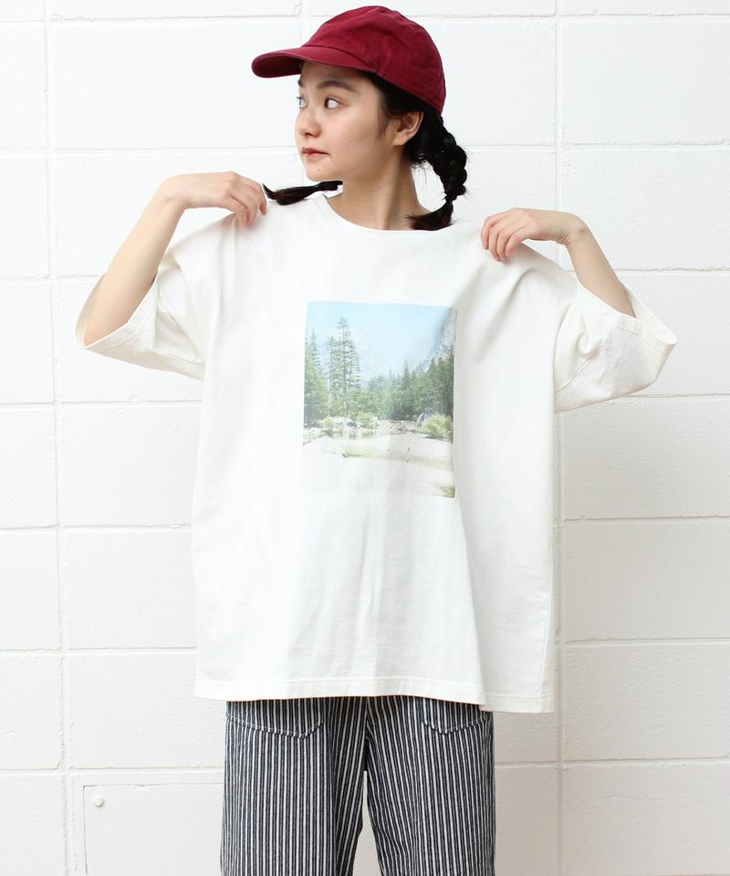 mat フォトプリントビッグTシャツ*yosemite（mat quotidien）