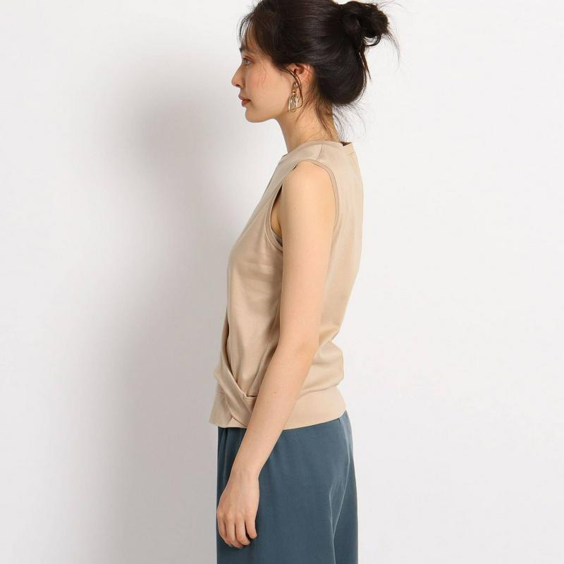 【ＷＥＢ限定／ハンドウォッシュ】裾ねじりノースリーブ