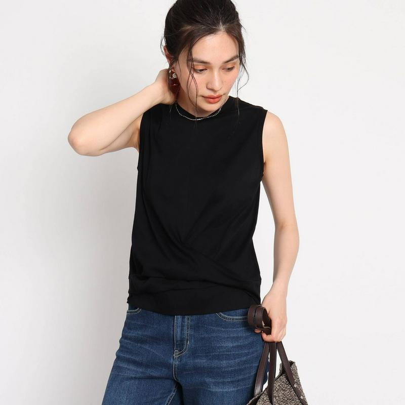 【ＷＥＢ限定／ハンドウォッシュ】裾ねじりノースリーブ