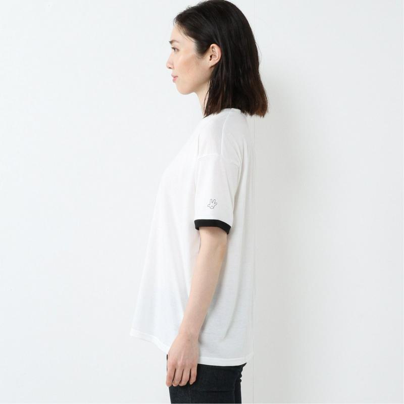 半袖リンガーＢＩＧ－Ｔシャツ【Ｍ～３Ｌ】「ミッキーマウス」（ディズニー）
