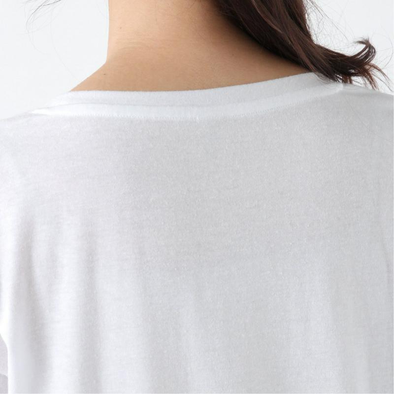 【吸汗速乾】ＵＶカット裾結びプリントＴシャツ