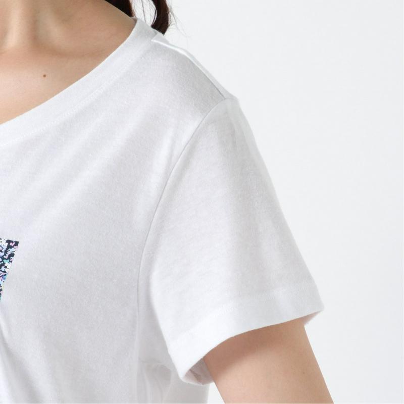 【吸汗速乾】ＵＶカット裾結びプリントＴシャツ