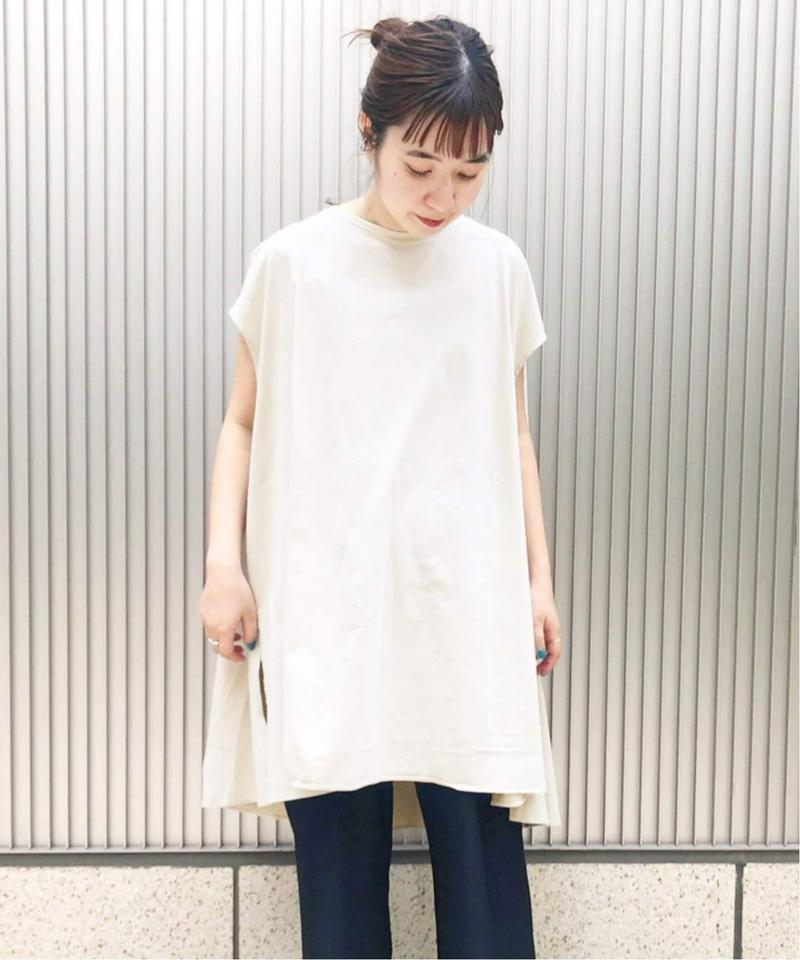 《追加》【NEU】シルキーコットンノースリーブポンチョTシャツ◆2（JOURNAL STANDARD）