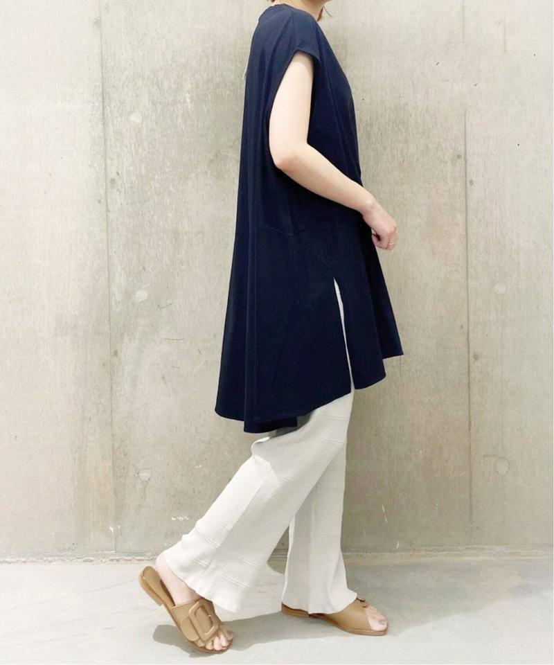 《追加》【NEU】シルキーコットンノースリーブポンチョTシャツ◆2（JOURNAL STANDARD）
