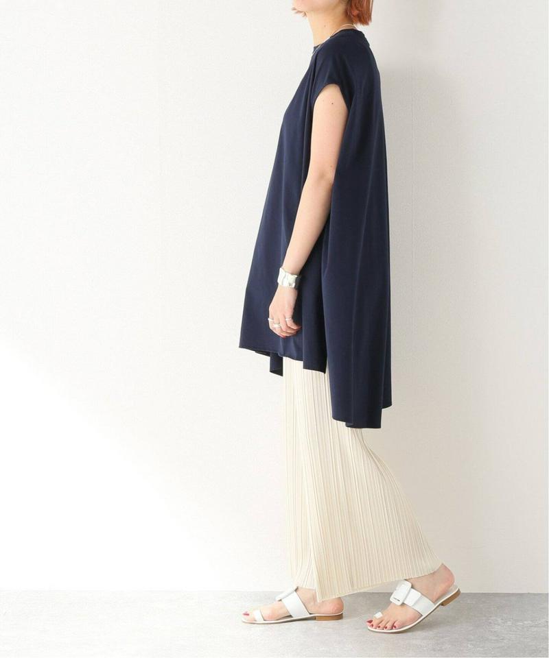 《追加》【NEU】シルキーコットンノースリーブポンチョTシャツ◆2（JOURNAL STANDARD）
